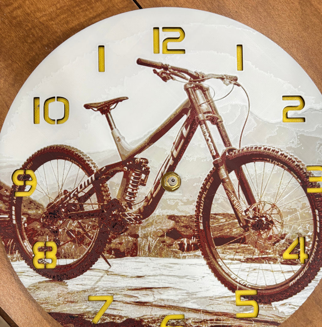 10” pre-made 3D printed clocks