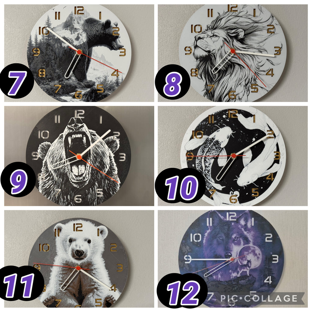 Build your own clock- ANIMALS