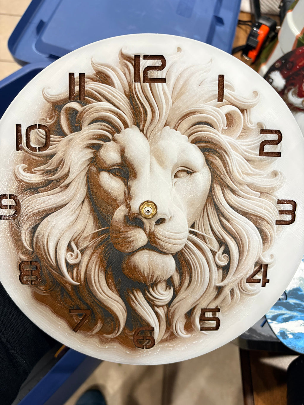 10” pre-made 3D printed clocks