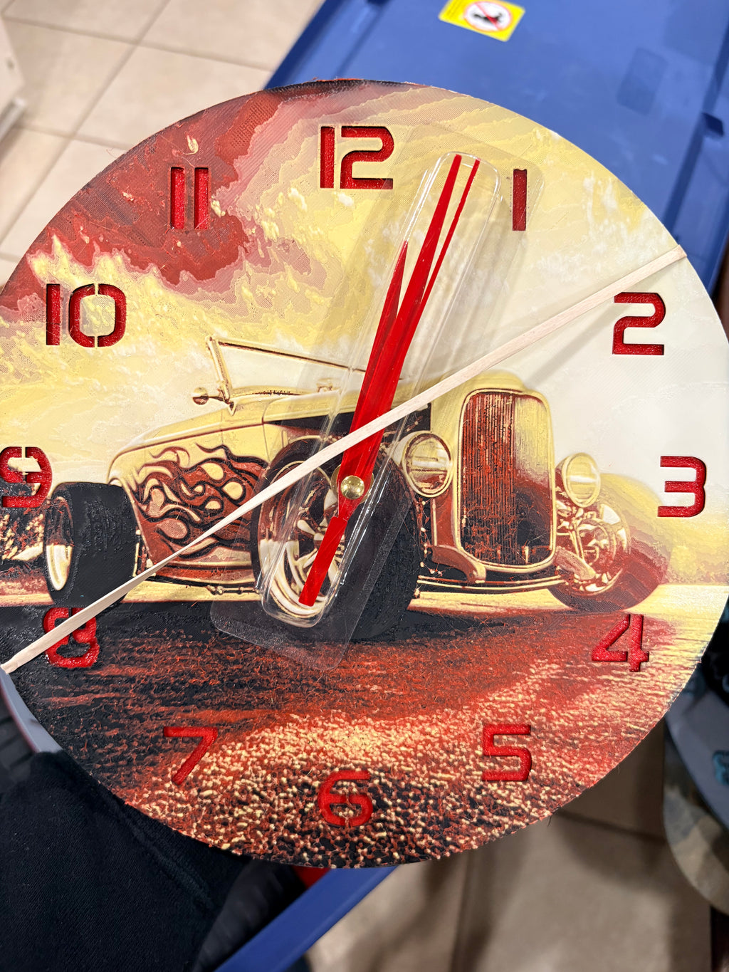 10” pre-made 3D printed clocks