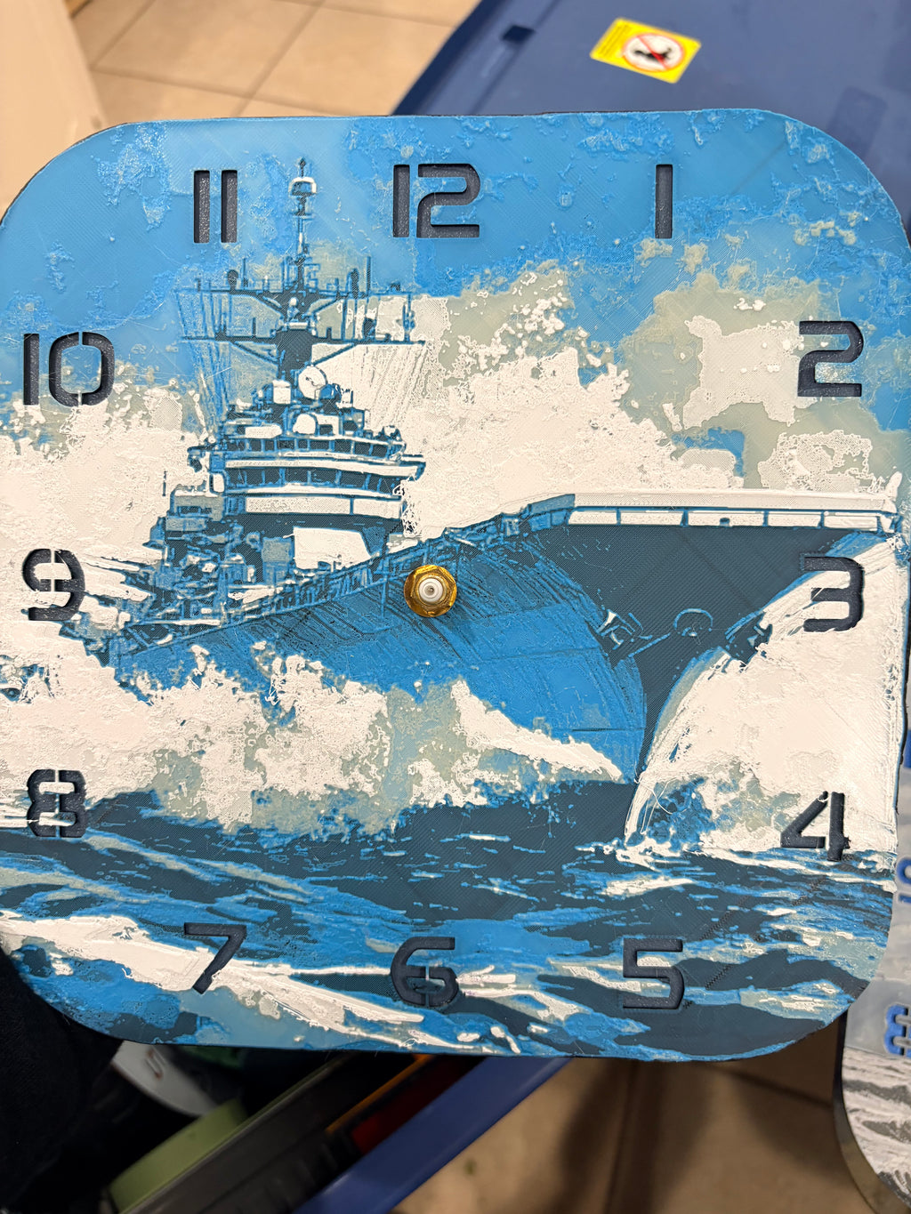 10” pre-made 3D printed clocks