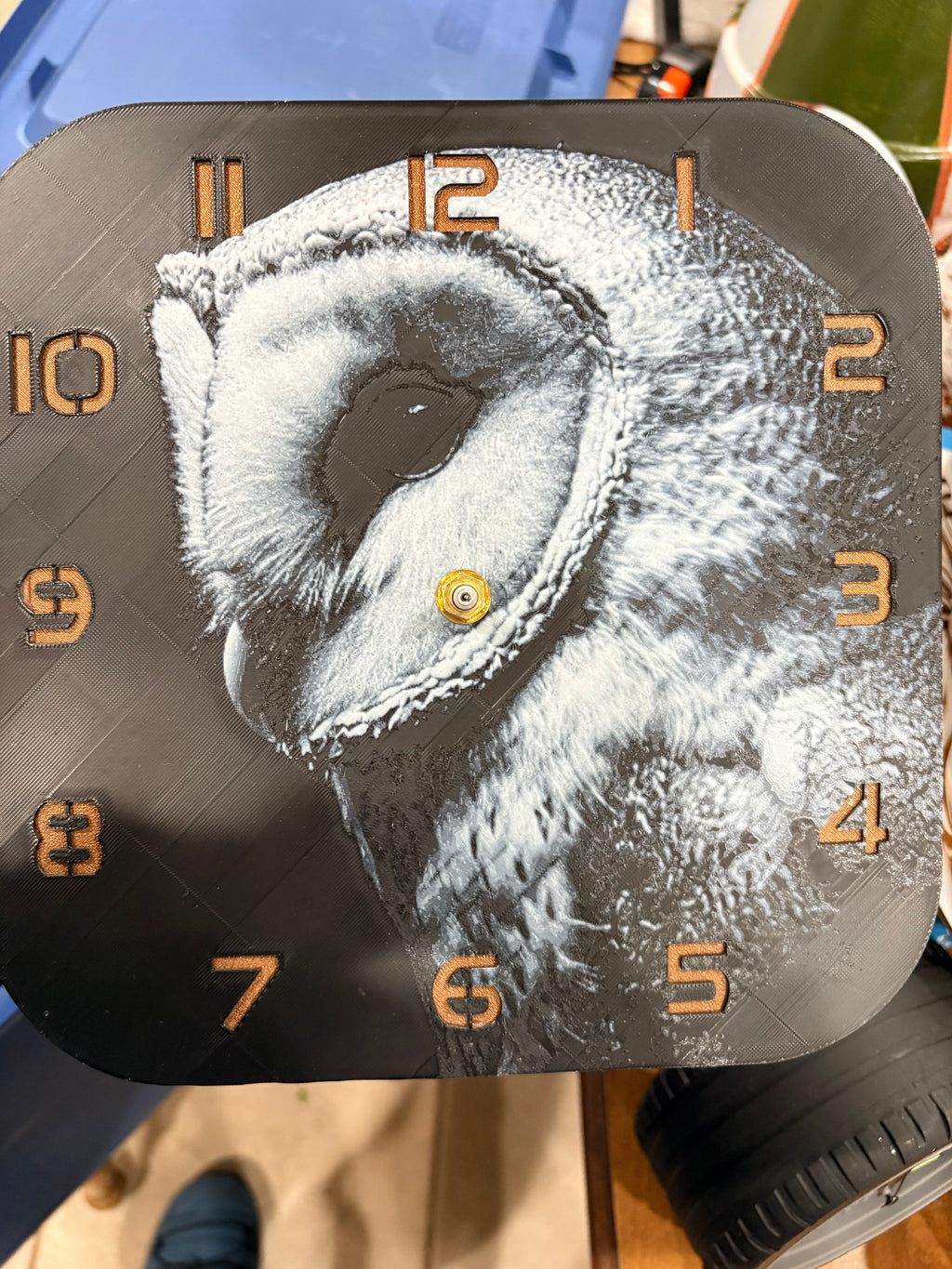 10” pre-made 3D printed clocks