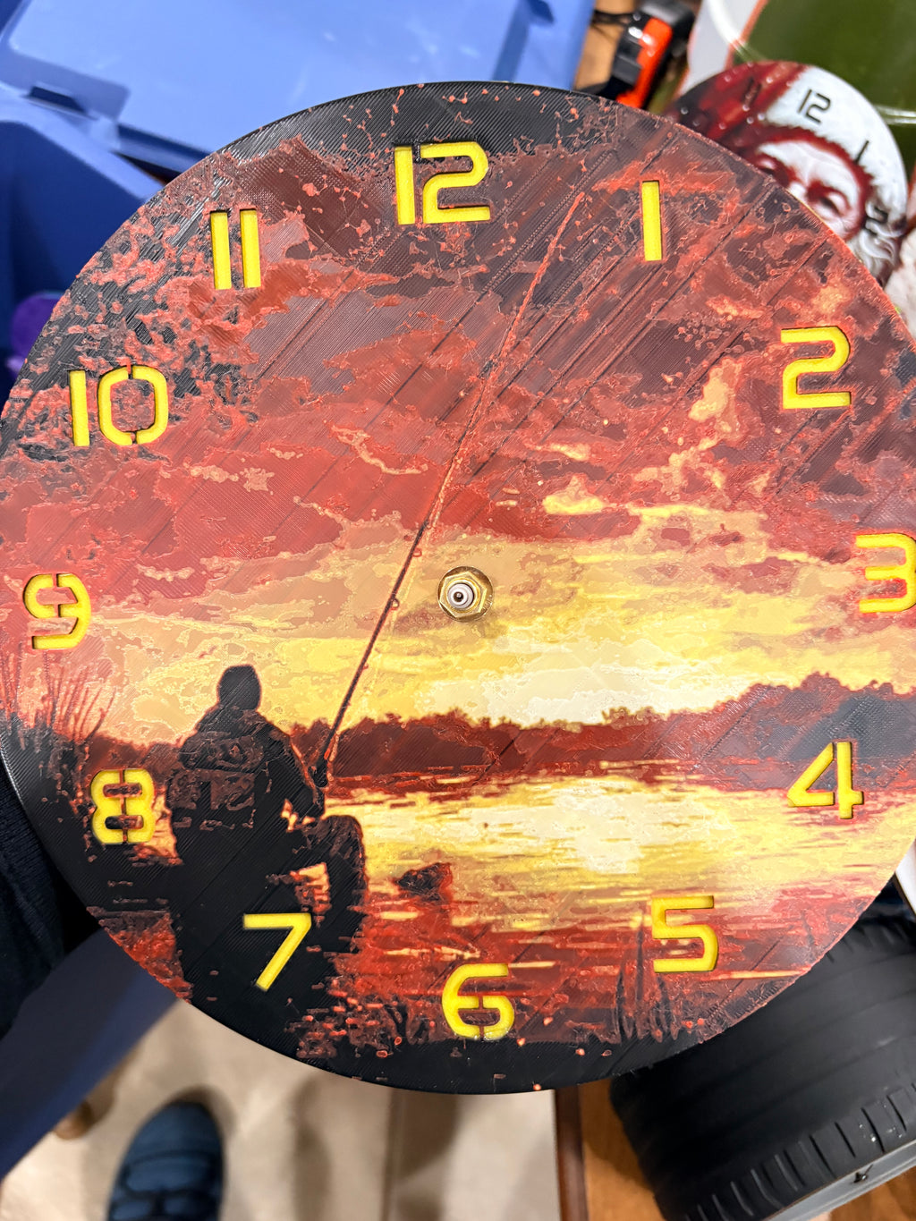 10” pre-made 3D printed clocks