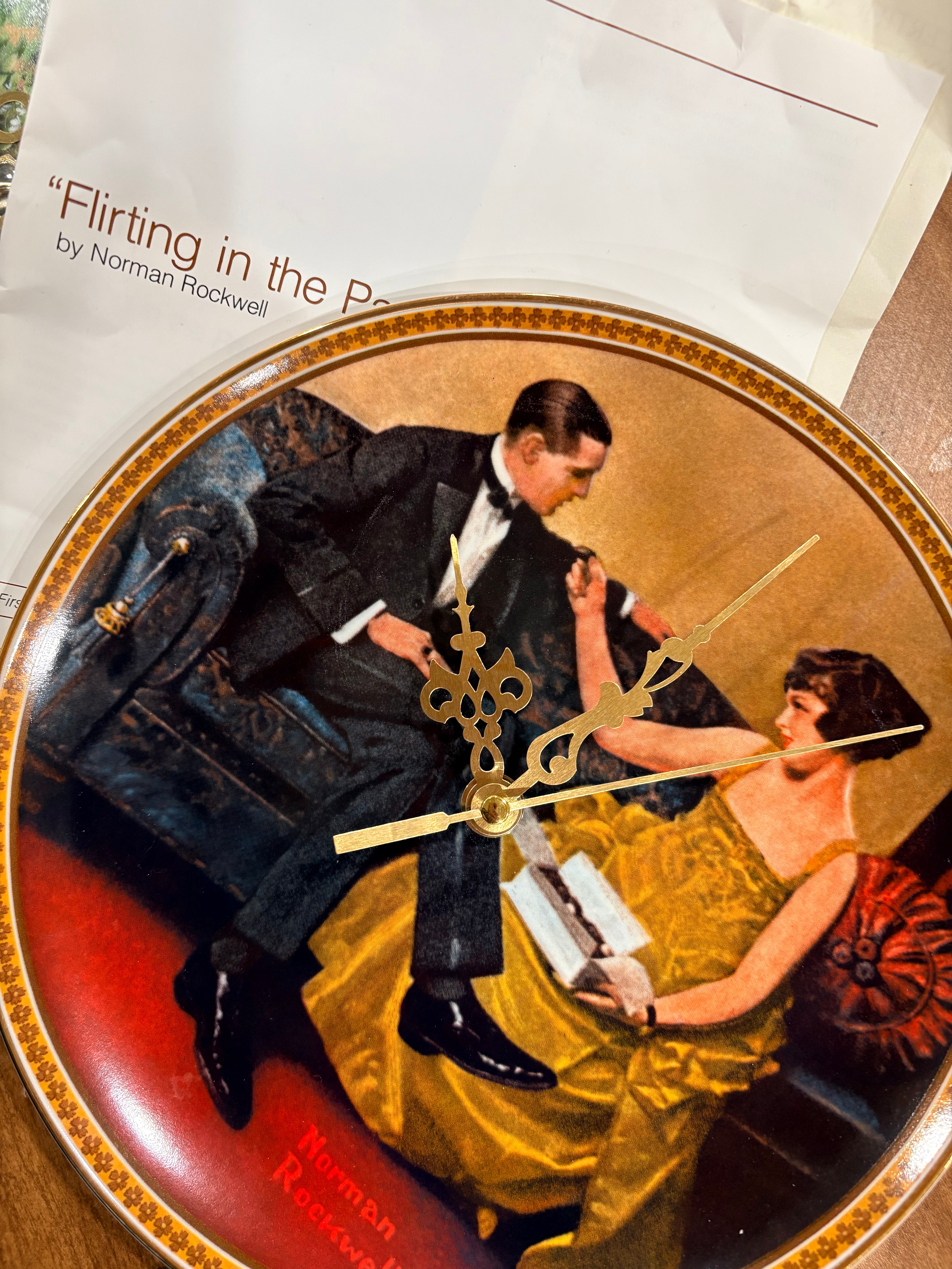 Flirting in the parlor