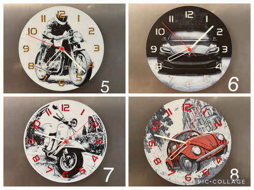 Build your own clock- VEHICLES