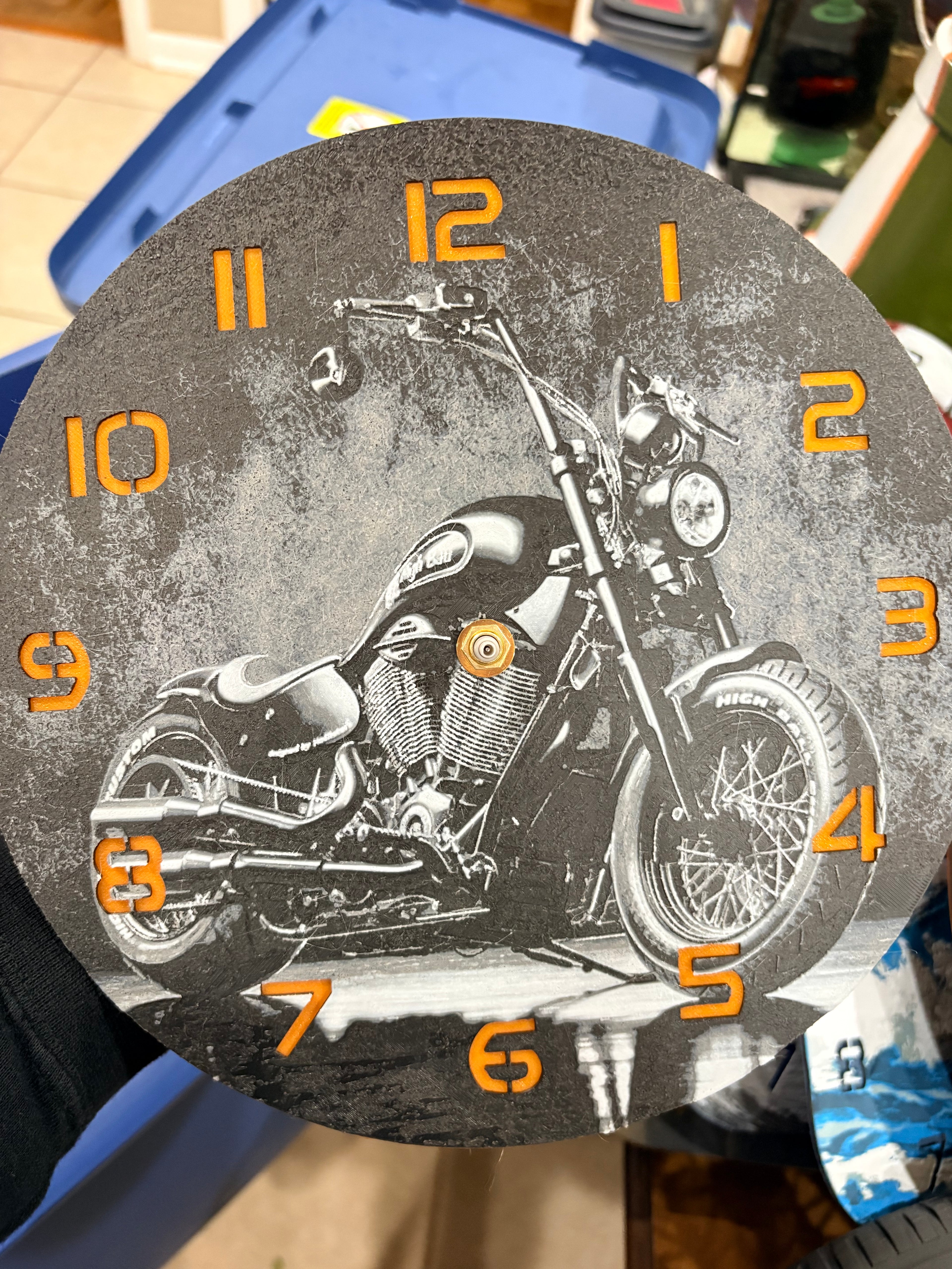 10” pre-made 3D printed clocks