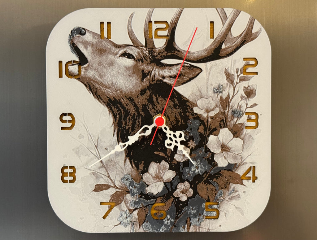 10” pre-made 3D printed clocks