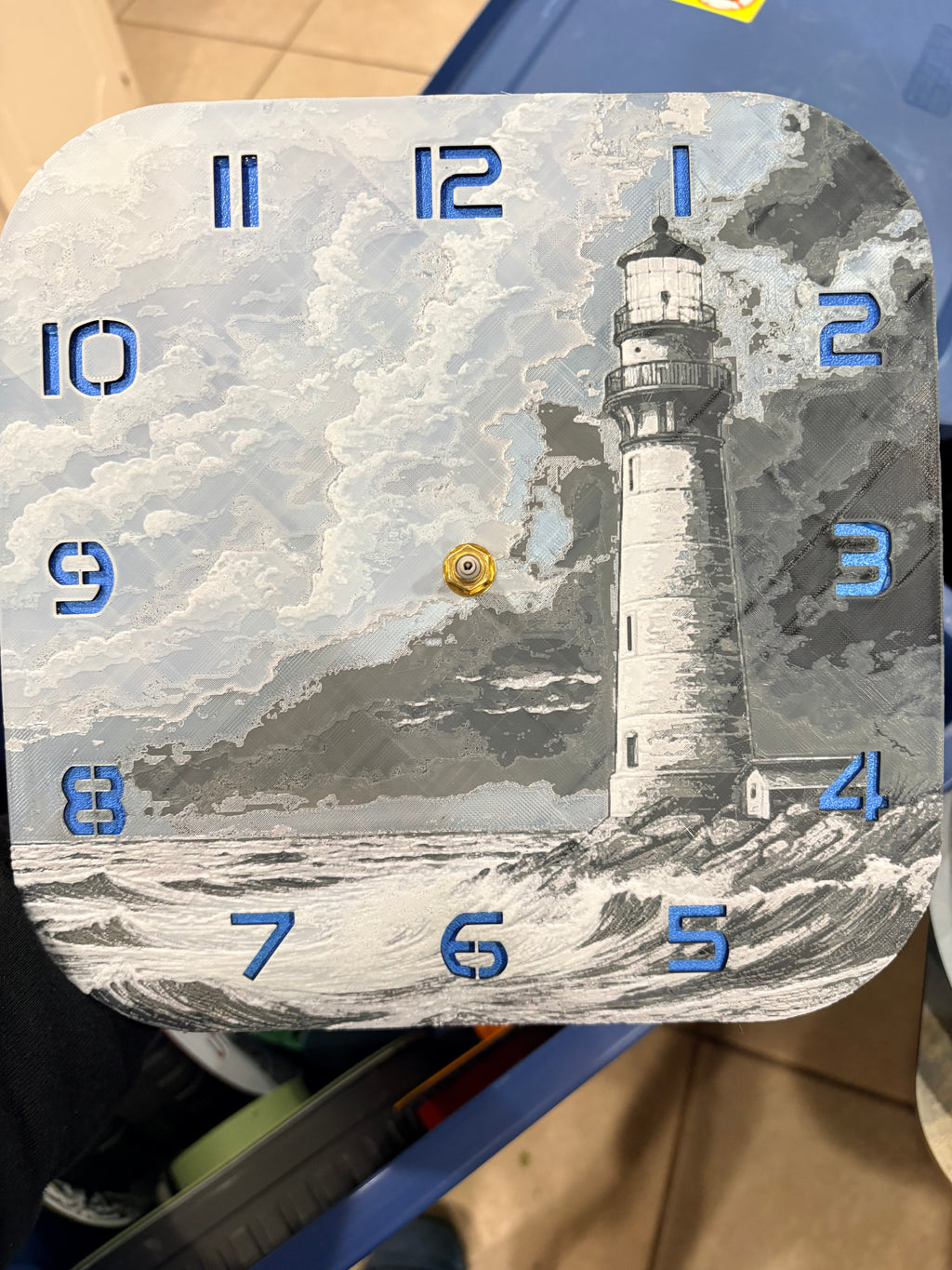 10” pre-made 3D printed clocks